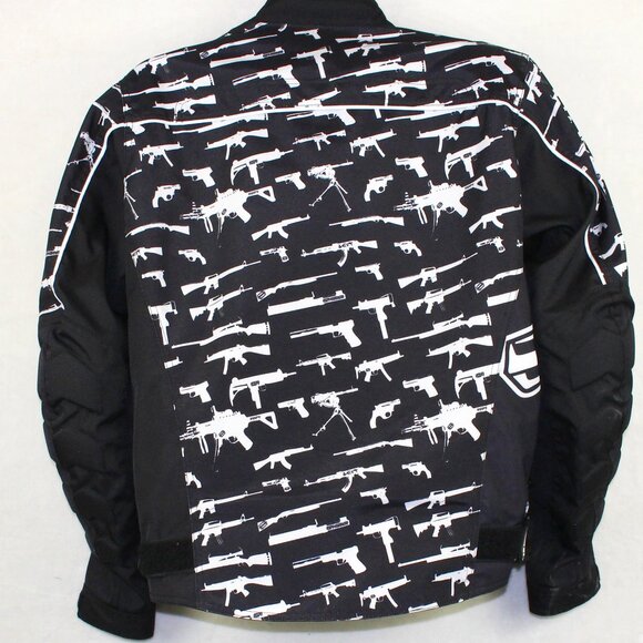Shift Rise Against Guns Motorcycle Jacket Mens Large - Picture 2 of 9